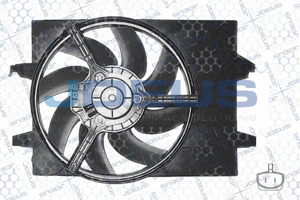 Jdeus EV0121080 - Ventilator, radiator aaoparts.ro