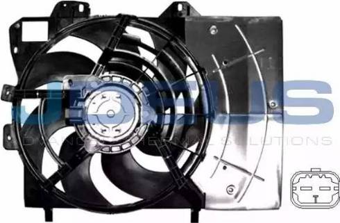 Jdeus EV210350 - Ventilator, radiator aaoparts.ro
