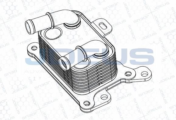 Jdeus M-4190881 - Radiator ulei, ulei motor aaoparts.ro