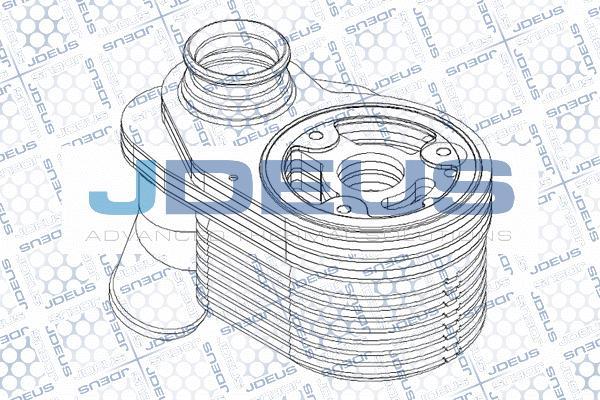 Jdeus M-4140101 - Radiator ulei, ulei motor aaoparts.ro