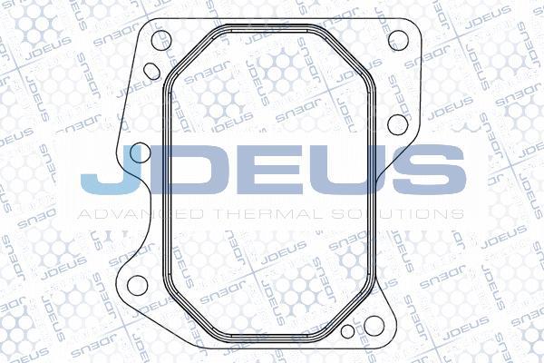 Jdeus M-4121251 - Radiator ulei, ulei motor aaoparts.ro