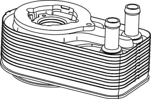 Jdeus M-4231131 - Radiator ulei, ulei motor aaoparts.ro