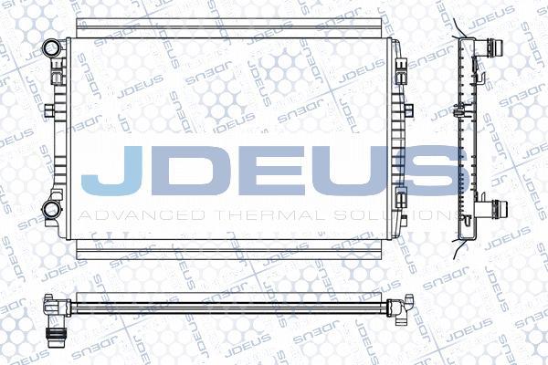 Jdeus M-001066A - Radiator, racire motor aaoparts.ro