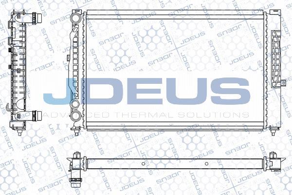 Jdeus M-0010160 - Radiator, racire motor aaoparts.ro