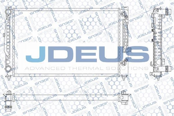 Jdeus M-0010170 - Radiator, racire motor aaoparts.ro
