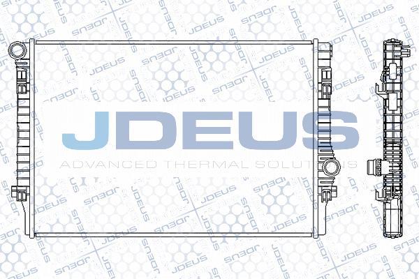Jdeus M-0300190 - Radiator, racire motor aaoparts.ro