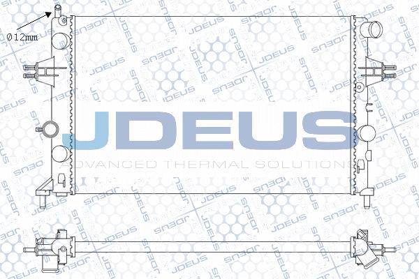 Jdeus M-0200770 - Radiator, racire motor aaoparts.ro