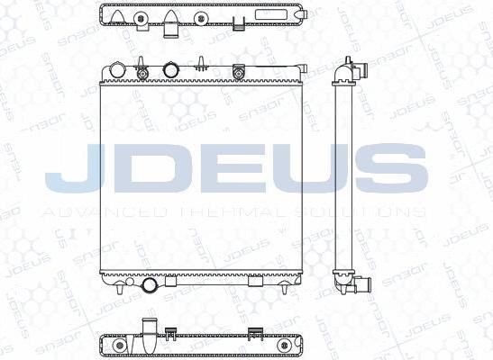 Jdeus M-021045A - Radiator, racire motor aaoparts.ro