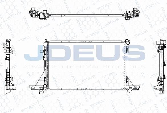 Jdeus M-0231110 - Radiator, racire motor aaoparts.ro