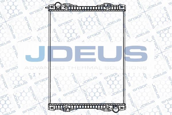 Jdeus M-141005B - Radiator, racire motor aaoparts.ro