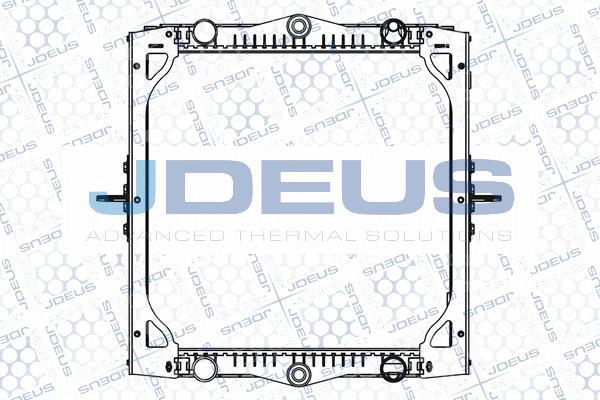 Jdeus M-1080090 - Radiator, racire motor aaoparts.ro