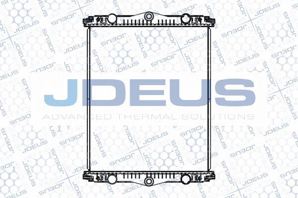 Jdeus M-108008B - Radiator, racire motor aaoparts.ro