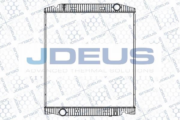 Jdeus M-1140130 - Radiator, racire motor aaoparts.ro