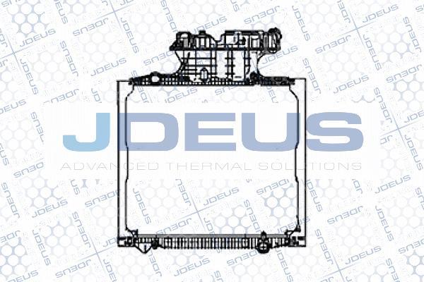 Jdeus M-115009A - Radiator, racire motor aaoparts.ro