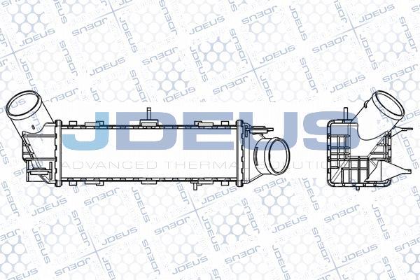 Jdeus M-825006A - Intercooler, compresor aaoparts.ro