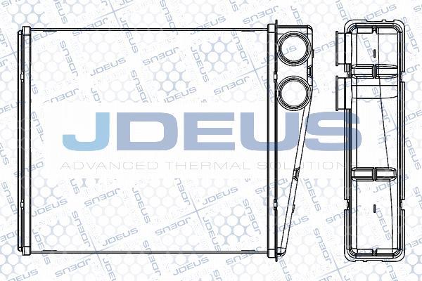 Jdeus M-201003A - Schimbator caldura, incalzire habitaclu aaoparts.ro