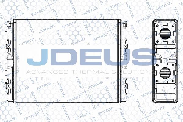 Jdeus M-2190820 - Schimbator caldura, incalzire habitaclu aaoparts.ro