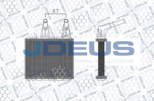 Jdeus M-2190310 - Schimbator caldura, incalzire habitaclu aaoparts.ro
