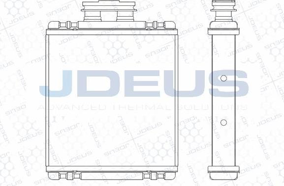 Jdeus M-2250140 - Schimbator caldura, incalzire habitaclu aaoparts.ro