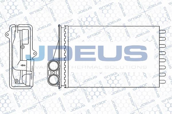 Jdeus M-221045A - Schimbator caldura, incalzire habitaclu aaoparts.ro
