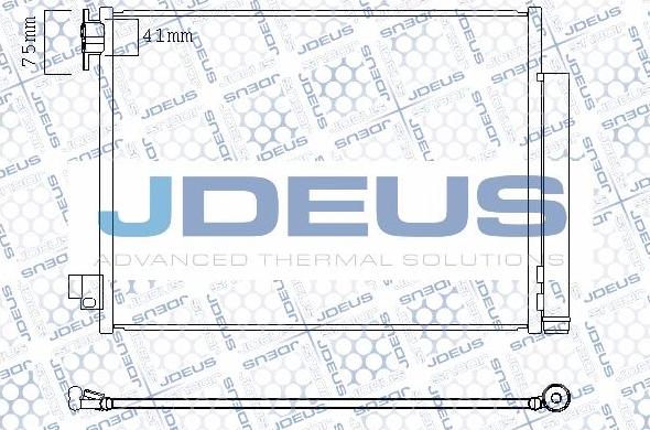 Jdeus M-7750030 - Condensator, climatizare aaoparts.ro