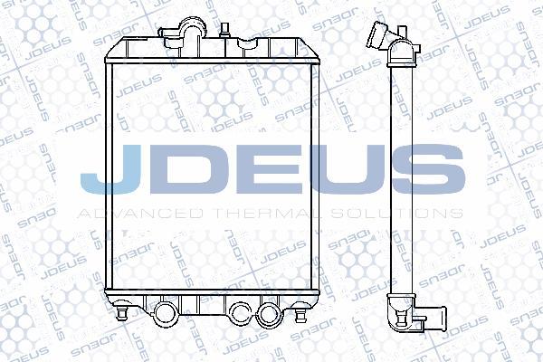 Jdeus RA0520010 - Radiator, racire motor aaoparts.ro