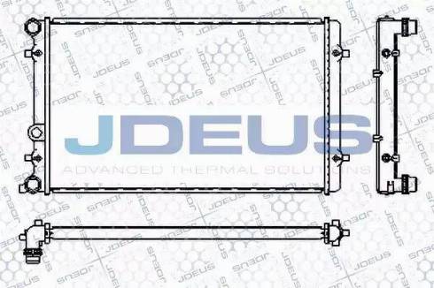 Jdeus RA0010190 - Radiator, racire motor aaoparts.ro