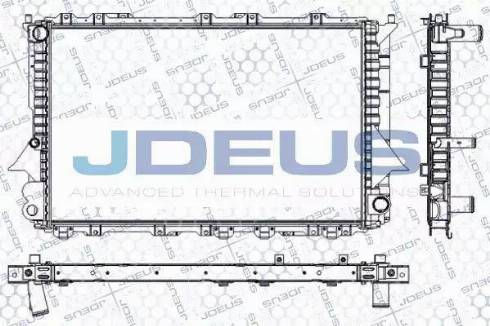 Jdeus RA0010140 - Radiator, racire motor aaoparts.ro