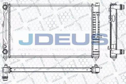 Jdeus RA0010160 - Radiator, racire motor aaoparts.ro