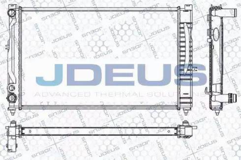 Jdeus RA0010180 - Radiator, racire motor aaoparts.ro