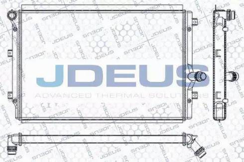 Jdeus RA0010320 - Radiator, racire motor aaoparts.ro
