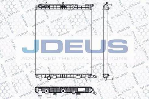 Jdeus RA0070090 - Radiator, racire motor aaoparts.ro