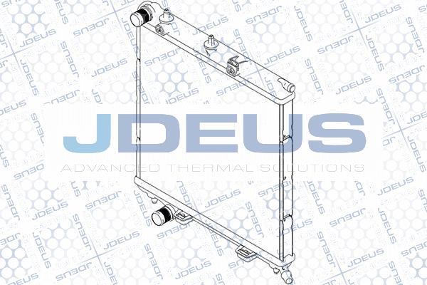 Jdeus RA0070091 - Radiator, racire motor aaoparts.ro