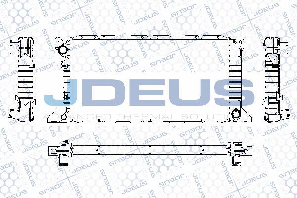 Jdeus RA0120880 - Radiator, racire motor aaoparts.ro