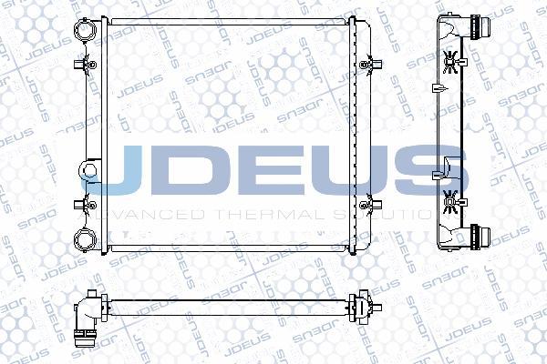 Jdeus RA0300420 - Radiator, racire motor aaoparts.ro
