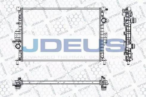 Jdeus RA0310560 - Radiator, racire motor aaoparts.ro