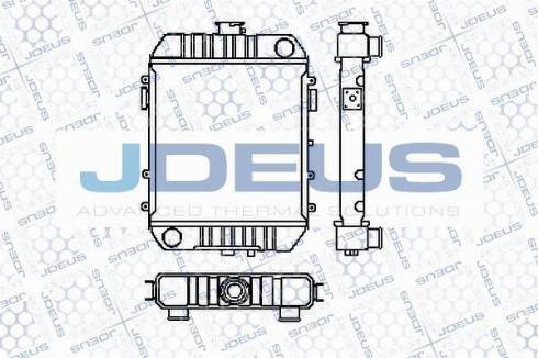 Jdeus RA0200010S - Radiator, racire motor aaoparts.ro