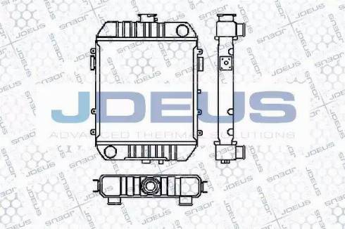 Jdeus RA0200010 - Radiator, racire motor aaoparts.ro