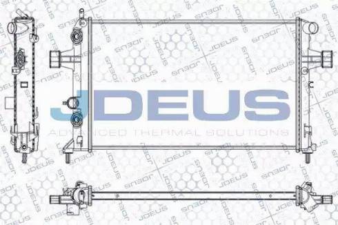 Jdeus RA0200840 - Radiator, racire motor aaoparts.ro