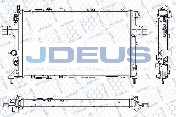 Jdeus RA0200830 - Radiator, racire motor aaoparts.ro