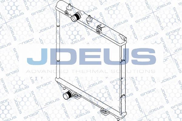 Jdeus RA0210450 - Radiator, racire motor aaoparts.ro