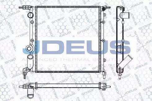 Jdeus RA0230401 - Radiator, racire motor aaoparts.ro