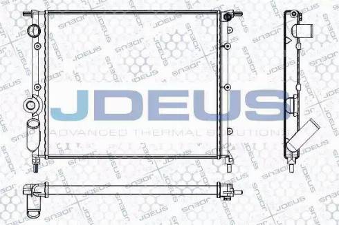 Jdeus RA0230231 - Radiator, racire motor aaoparts.ro
