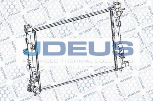 Jdeus RA0231130 - Radiator, racire motor aaoparts.ro