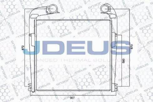 Jdeus RA8410020 - Intercooler, compresor aaoparts.ro