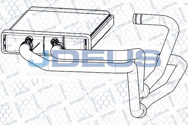 Jdeus RA2140080 - Schimbator caldura, incalzire habitaclu aaoparts.ro