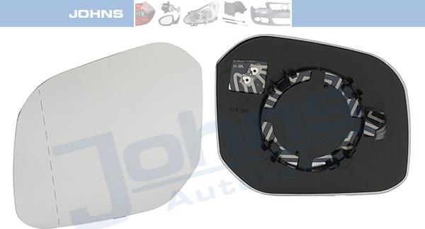 Johns 95 63 37-81 - Sticla oglinda, oglinda retrovizoare exterioara aaoparts.ro