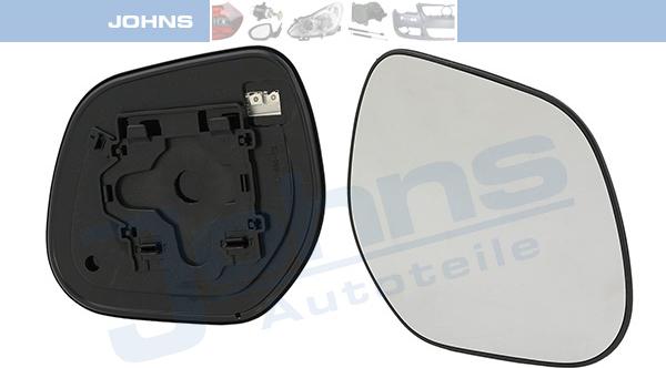 Johns 58 47 38-81 - Sticla oglinda, oglinda retrovizoare exterioara aaoparts.ro
