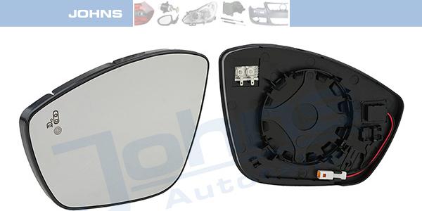 Johns 57 29 37-83 - Sticla oglinda, oglinda retrovizoare exterioara aaoparts.ro