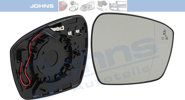 Johns 32 76 38-83 - Sticla oglinda, oglinda retrovizoare exterioara aaoparts.ro